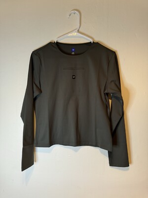 YZY Yeezy Gap 75 LS Crewneck Green Size M NEW Kanye Womens