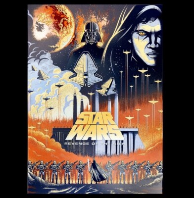 Displate Limited Edition-Revenge of the Sith-588/1000 print.