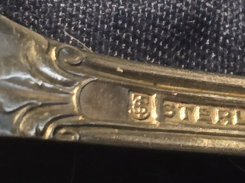 Sterling Silver Towle/Lunt CHATELAINE 5 1/2" Teaspoons (6) 1894; 5 oz. ANTIQUE - Picture 13 of 14
