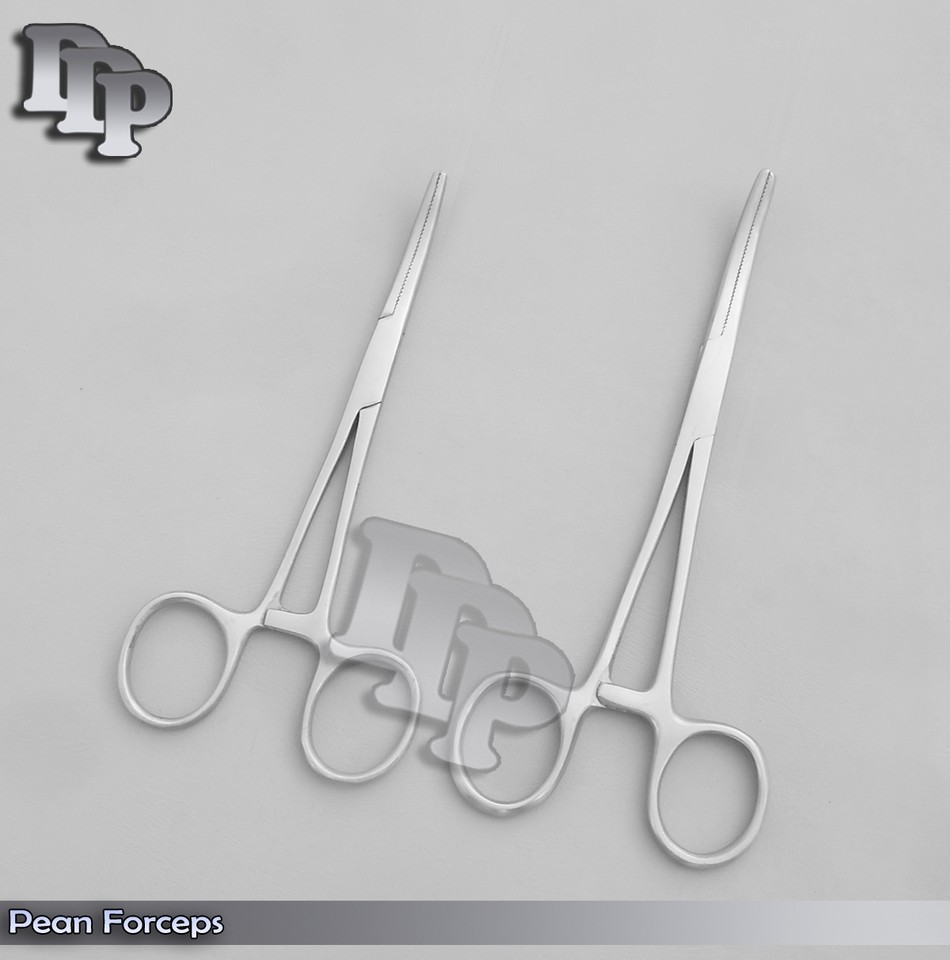 Surgical Clamps Stainless Steel New 2pc Set 10" 12" Curved Hemostat Forceps Locking Clamps... Stainless Steel Sheets - Foto 5