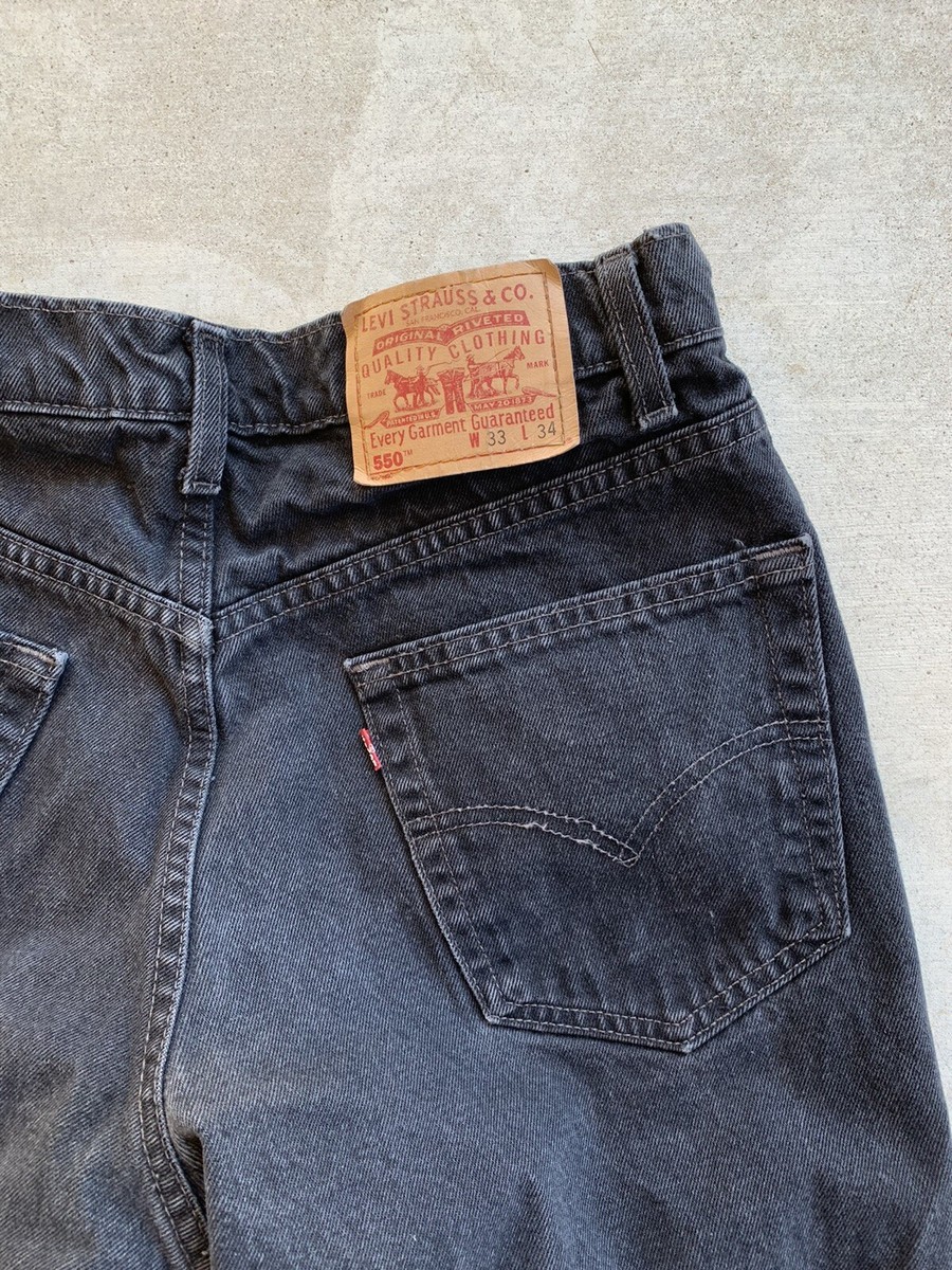 Levi’s 550 BLACK W42 L34   USA製 927 550™ Relaxed Fit Men's Jeans - Black | Levi's® CA