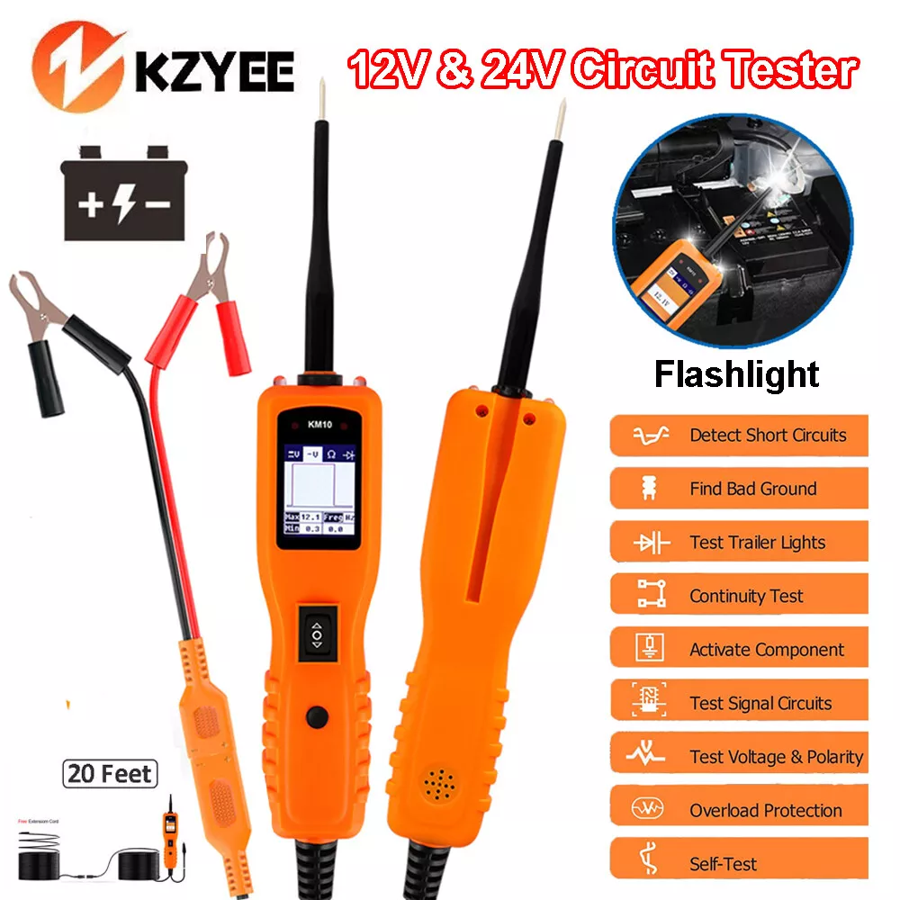 12v power probe circuit tester outlet