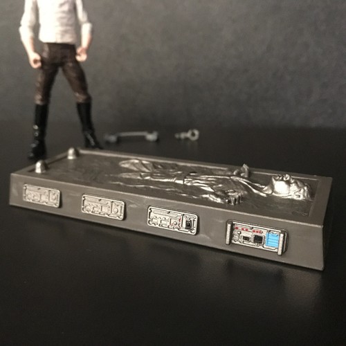 Juego completo de figuras y bloques sueltos de carbonita Han Solo de Star Wars ROTJ TVC VC136 - Imagen 6 de 6