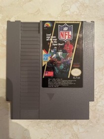 NFL National Football League (Nintendo, 1988) NES CIB COMPLETE