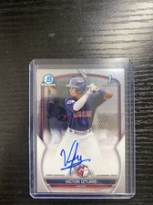 2023 1st Bowman Chrome Victor Izturis Auto #CPA-VI Cleveland Guardians 💎🔥