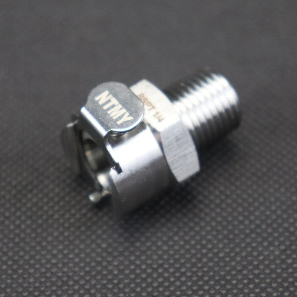1pcs For Ducati Gas Fuel Fitting Female Metal Quick Release Disconnect Coupling - Image 3 of 4