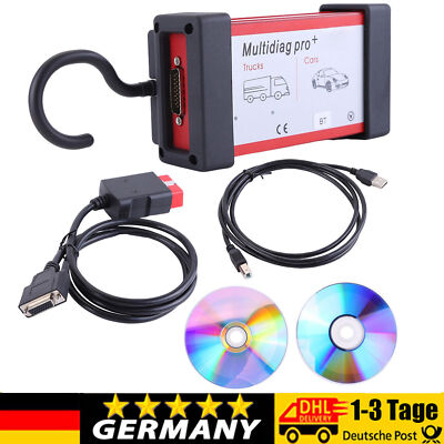 Auto KFZ Profi Diagnosegerät PKW mit Bluetooth Scanner OBD1 OBD2 Multidiag Pro