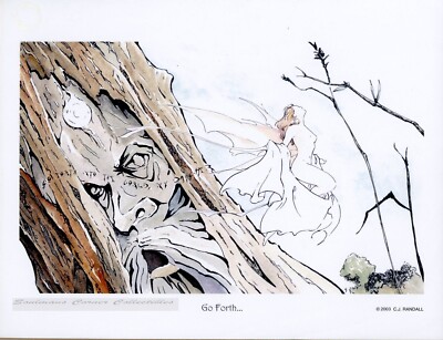 Excellent Primo Fantasy Print GO FORTH by C. J. Randall Vintage Shrinkwrapped