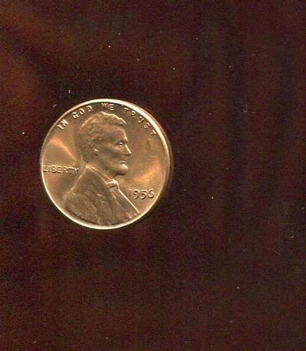 1956 LINCOLN CENT CH GEM BU (B969 )  LOTS OF LUSTER