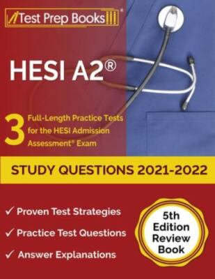 HESI A2 Study Questions 2021-2022: 3 Full