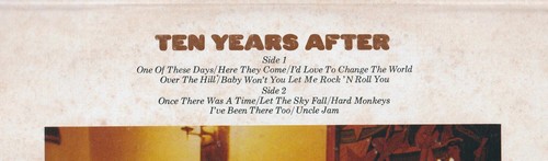 3 Ten Years After Vinyl Albums Two Disc Live Cricklewood Green A Space in Time - Picture 9 of 9