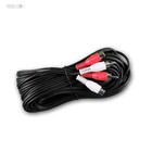 10m Verlängerungskabel 2x Chinch Stecker auf Buchse, Chinchkabel Verlängerung