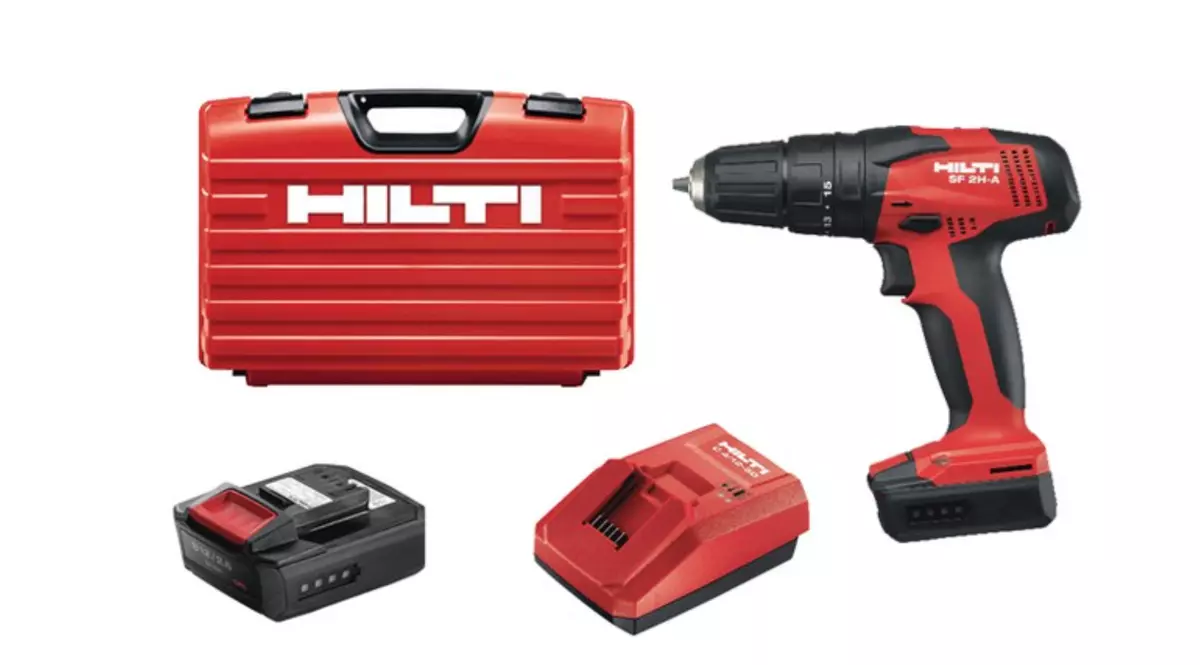 Hilti SF 2H A 2.6Ahx2 12V Keyless 10mm 1500Rpm 24Nm 206x196x70mm