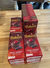 Baker's Premium Semi-Sweet Chocolate Baking Bar 56% Cacao 4 oz - Free Shipping