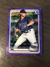 2020 Bowman Chrome-Shane Baz #BCP-221-Purple Shimmer