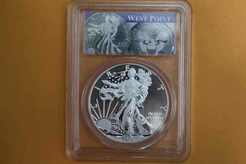 2013 W American Silver Eagle PCGS MS70 Enhanced