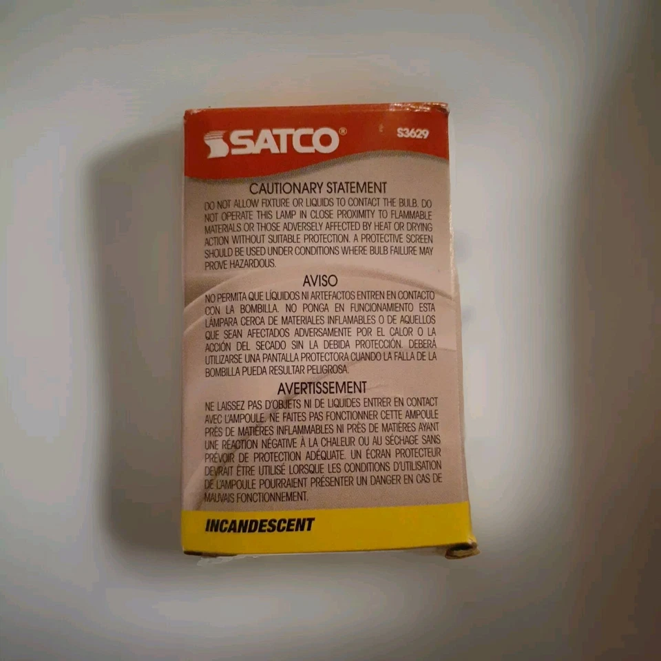 Satco S3629 Intermediate Base 40-Watt S11 Light 1 Count - Clear - Image 3 of 3