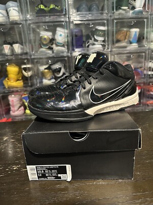 Size 10.5 - Nike Undefeated x Kobe 4 Protro Black | eBay