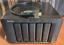 Synology DX513 5-Bay NAS Expansion Unit - Verified Active w/Official eSATA Cable