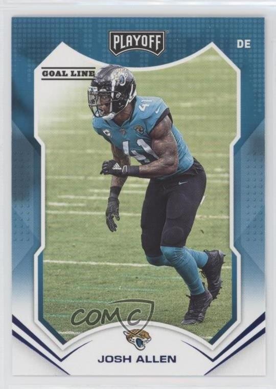 2021 Panini Playoff Goal Line Josh Hines-Allen Josh Allen #67 0q1p
