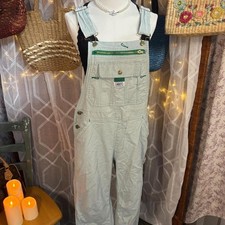Vintage Liberty mint green carpenter overalls utility workwear 90s y2k Gorcpore