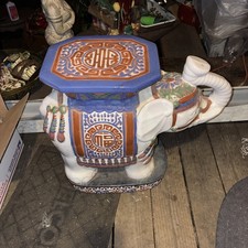 Mid 20th Century Malaysian Elephant Garden Seat