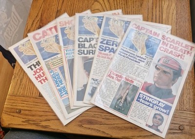 Action 21 Magazine 1988 Gerry Anderson, Thunderbirds, Stingray etc x6 Issues