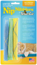 3 Pack Catnip Filled Mesh Cat Toy Teething Chew Tartar Cleaner For Kittens
