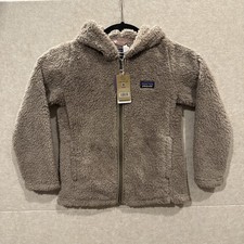 Patagonia Kids Los Gatos Hoody Furry Taupe Size Small 7 8 Jacket Coat NWT