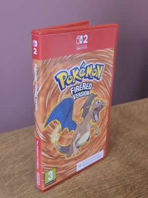 Pokemon Feuerrot Nintendo Switch 2 Vitrine