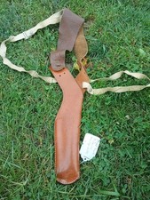 ビアンキ #X15 大型ブラウンレザーショルダーホルスター(eBay公認