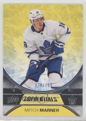 2021-22 Upper Deck Credentials Yellow 170/299 Mitch Marner #41 3ir