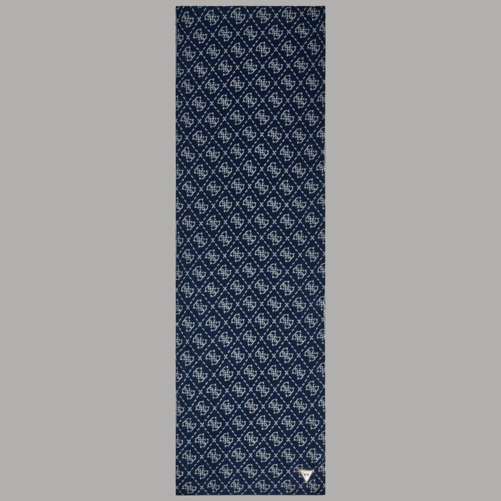 Guess Schal Blau Men Schal Aus Wollmischung Und Seide Logo 4G M5BZ19 Z0442 Fbdb 18490₽