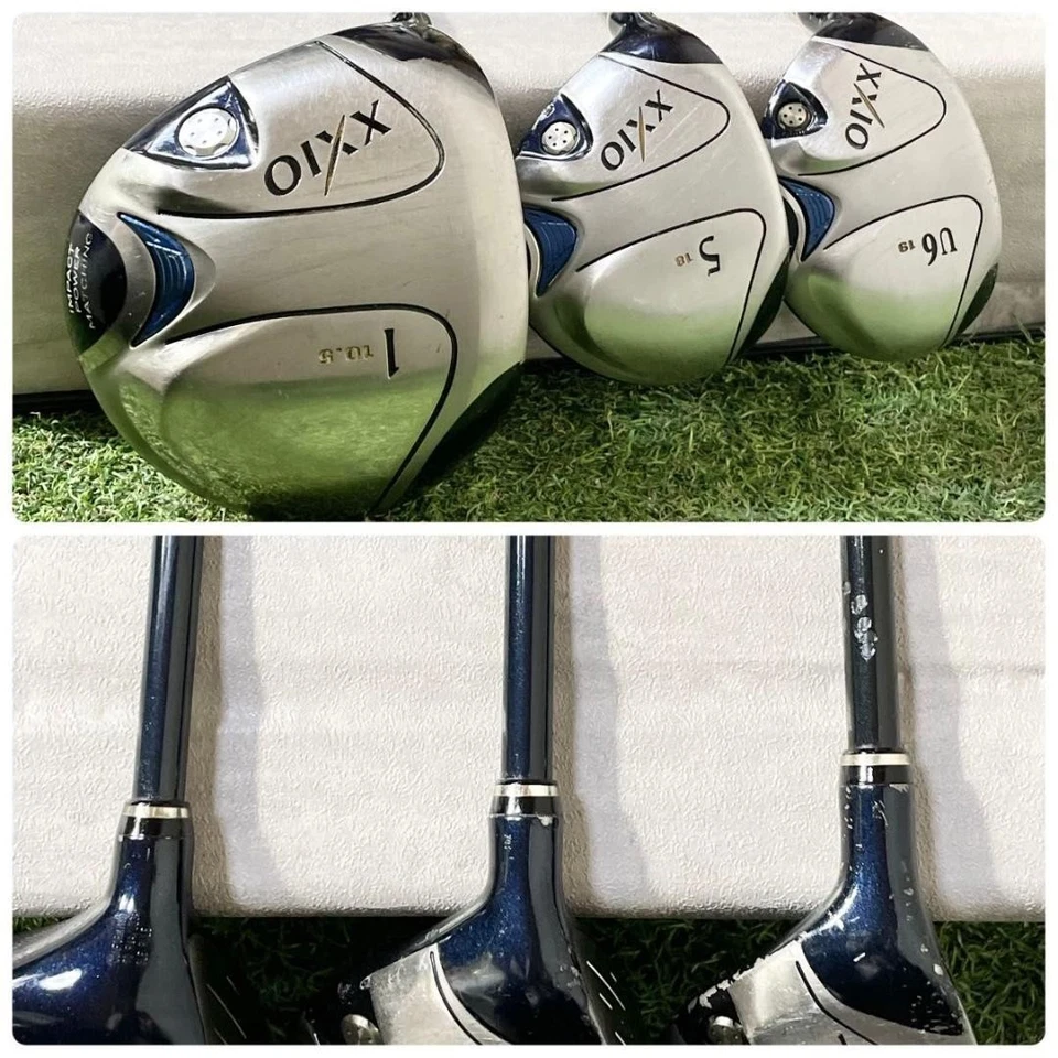 LH XXIO Club Set 1W 5W 6H 3-9i Pw PT 12pc Left Graphite & Steel Stiff Men Dunlop - Image 2 of 4