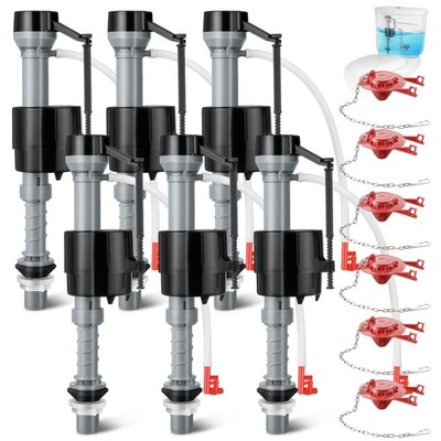 Saillong 6 Sets Toilet Float Replacement Kit Universal Toilet Flusher