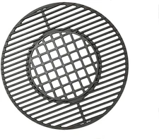 Round Cooking Grate Cast Iron for Weber 22.5" Kettle Performer Charcoal Grills