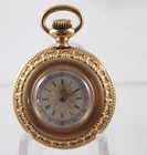 1897 Elgin 7 J Grade 109 Model 1 Pendant Set Fancy Dial 0s GF Pocket Watch