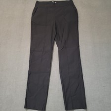 Simply Vera Vera Wang Pants Womens PS Black Straight Leg Front Seam Pull On