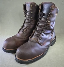 Mens Red Wing Shoes 4200 DynaForce Leather Work Waterproof Steel Toe Boots 13 EE