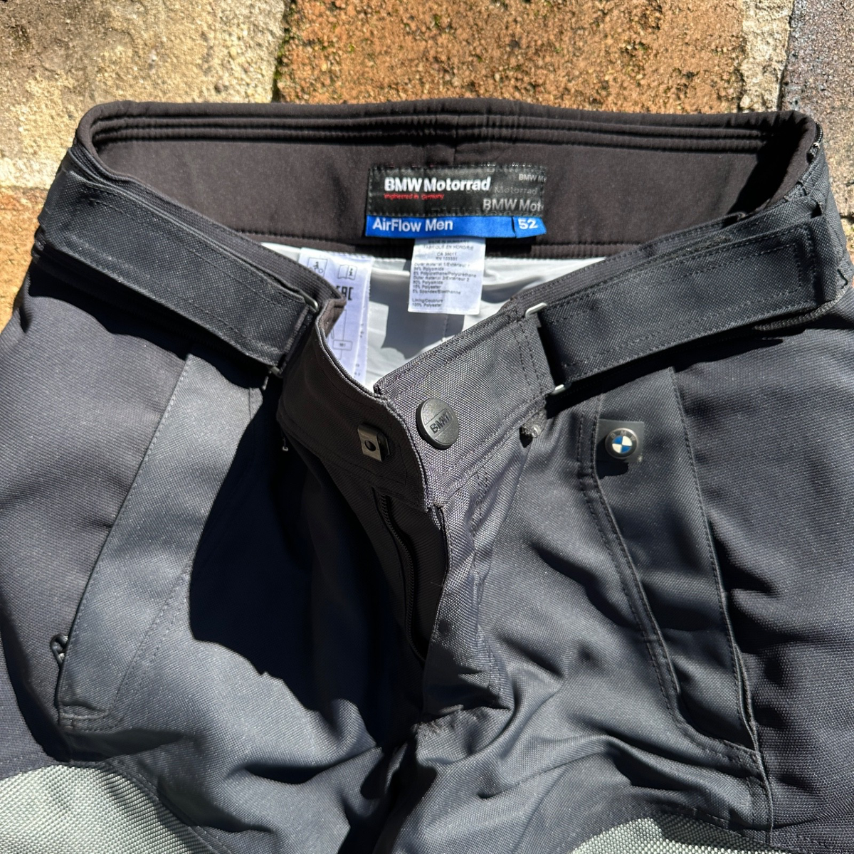 バイクウェア・装備 BMW AIRFLOW PANTS SIZE 52 BMW Airflow Moto Pants Motorcycle Size 52 (Almost Brand New