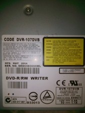 Pionner DVR-107DVB Black 5.25 Internal Formats DVD-R/RW,DVD R/RW,CD-R/RW Tested