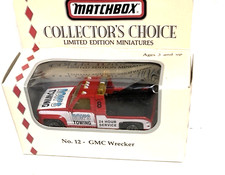 1994 Matchbox Collectors Choice "GMC WRECKER" #12  1/64,  NIB