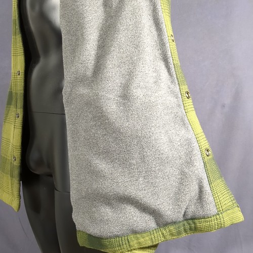 Duluth Trading VTG Shirt Jacket Flapjack Fleece Lined Mens XL Green Plaid - Picture 16 of 17