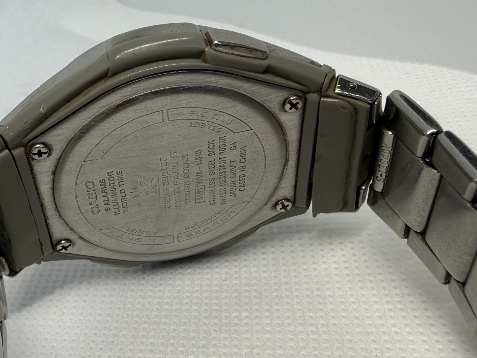 CASIO WAVE CEPTOR MULTIBAND WVA-M640 WORKING BLUE… - image 9