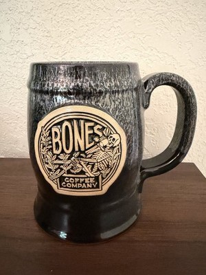 20 Oz Large Retired Skeleton Bones Coffee Mug Sunset Hill Stoneware