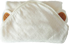 Hooded Baby Towel - 100 Rayon Made from Bamboo, Soft Bath Towel with Bear Ears