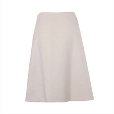 Prada 20 years Wool Skirt 38 Ladies' Beige P142S