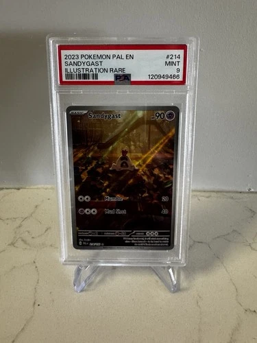 Sandygast 214/193 Sv02: Paldea Evolved Illustration Rare Pokemon TCG PSA 9