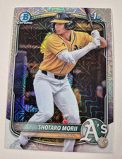 2025 Bowman Chrome Mega 1st SHOTARO MORII #BCP-170 MOJO REFRACTOR Athletics