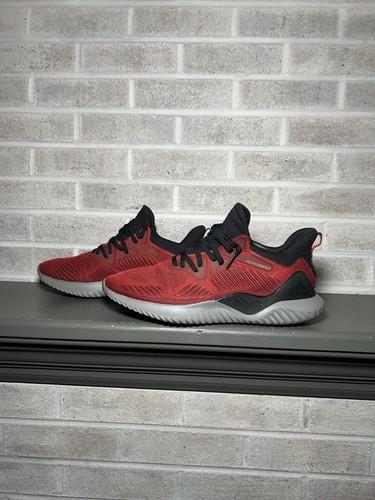Adidas AlphaBounce Beyond Burgundy Trainers HWA 1Y3001 Men Size 12.5 - Picture 4 of 15
